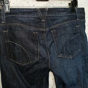 JOE'S JEANS HONEY Marissa Dark Rinse 28 Waist Mid-Rise Casual